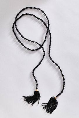 By Anthropologie Prelayer Wrap Beaded Necklace