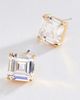 By Anthropologie Princess Cut Crystal Post Earrings - 1