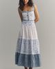 By Anthropologie Printed Pintuck Sleeveless Dress - 1