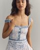 By Anthropologie Printed Pintuck Sleeveless Dress - 2