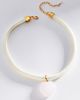 By Anthropologie Puff Heart Corded Necklace - 1