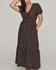 By Anthropologie Puff Sleeve Waisted Maxi Dress - 5