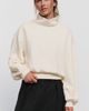 By Anthropologie Quilted Dolman Turtleneck Top - 1