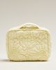 By Anthropologie Quilted Floral Hanging Cosmetic Bag - 1