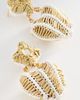 By Anthropologie Raffia Basket Earrings - 1