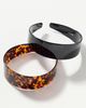 By Anthropologie Resin Headbands, Set of 2 - 2