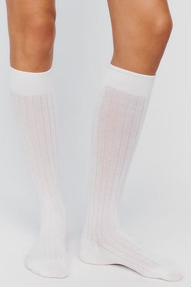 By Anthropologie Ribbed Knee High Socks
