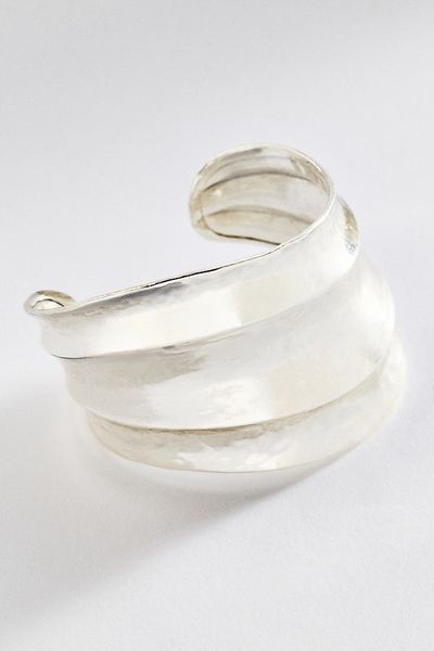 By Anthropologie Ridged Cuff Bracelet