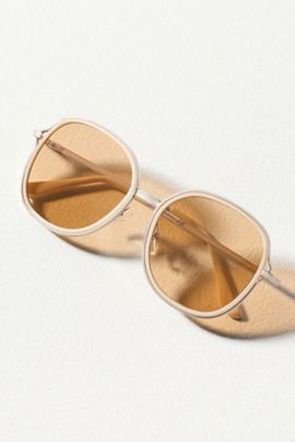 By Anthropologie Rimmed Circle Sunglasses