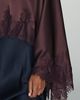 By Anthropologie Satin Lace Poncho Top - 4