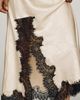 By Anthropologie Satin Lace Skirt - 4