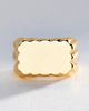 By Anthropologie Scalloped Signet Ring - 1