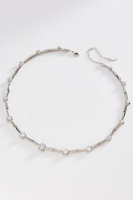 By Anthropologie Scattered Crystal Necklace