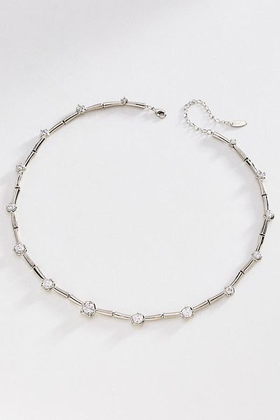 By Anthropologie Scattered Crystal Necklace