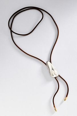 By Anthropologie Sculptural Bolo Necklace