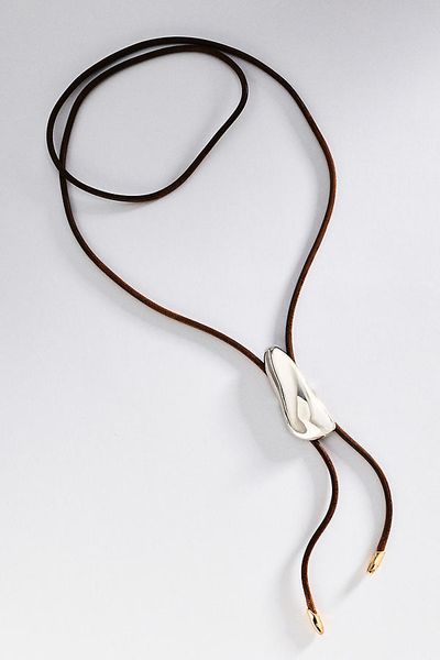 By Anthropologie Sculptural Bolo Necklace