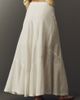 By Anthropologie Seamed Linen Mock Wrap Maxi Skirt - 3