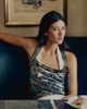 By Anthropologie Sequin Chainmail Halter Top - 1
