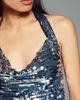 By Anthropologie Sequin Chainmail Halter Top - 4