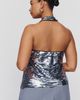By Anthropologie Sequin Chainmail Halter Top - 7