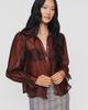 By Anthropologie Sheer Bishop Sleeve Blouse - 1