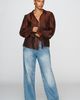 By Anthropologie Sheer Bishop Sleeve Blouse - 6