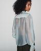 By Anthropologie Sheer Buttondown Blouse - 3