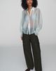 By Anthropologie Sheer Buttondown Blouse - 4