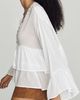 By Anthropologie Sheer Grommet Blouse - 2