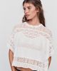 By Anthropologie Sheer Mock Neck Boxy Top - 1
