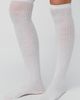 By Anthropologie Sheer Over The Knee Cable Knit Socks - 2