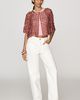 By Anthropologie Sheer Pearl Lace Cape Top - 2