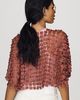 By Anthropologie Sheer Pearl Lace Cape Top - 4