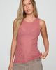 By Anthropologie Sheer Ribbed Tank Top - 1
