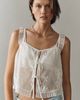 By Anthropologie Sheer Ruffle Tank Top - 3