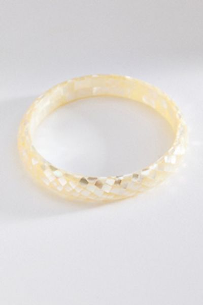 By Anthropologie Shell Bangle Bracelet