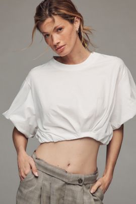 By Anthropologie Short-Sleeve Bubble Tee
