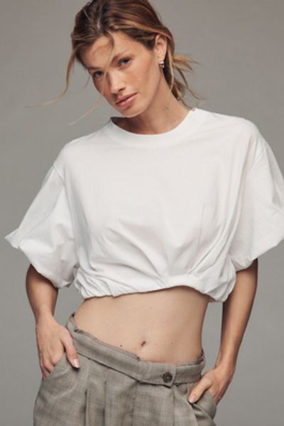 By Anthropologie Short-Sleeve Bubble Tee