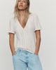 By Anthropologie Short-Sleeve Cable Knit Sweater - 1