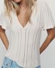 By Anthropologie Short-Sleeve Cable Knit Sweater - 3