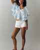 By Anthropologie Short-Sleeve Ruffle Top - 2