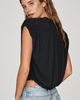 By Anthropologie Silken Cropped Button-Front Blouse - 4