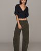 By Anthropologie Silken Flutter Sleeve Crop Top - 3