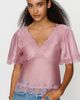 By Anthropologie Silken Lace Blouse - 2