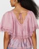 By Anthropologie Silken Lace Blouse - 3