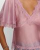 By Anthropologie Silken Lace Blouse - 4