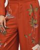 By Anthropologie Silken Printed Trousers Pants - 5