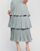 By Anthropologie Silken Tiered Midi Skirt - 2