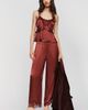 By Anthropologie Silky Lace Pull On Pants - 1