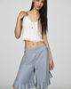 By Anthropologie Silky Longline Skirty Shorts - 1